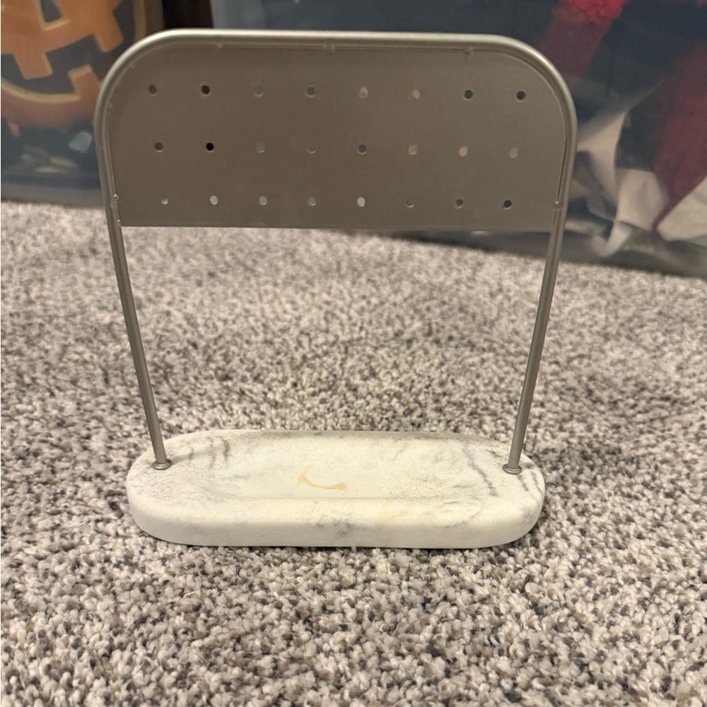 Marble Jewelry and earring Stand